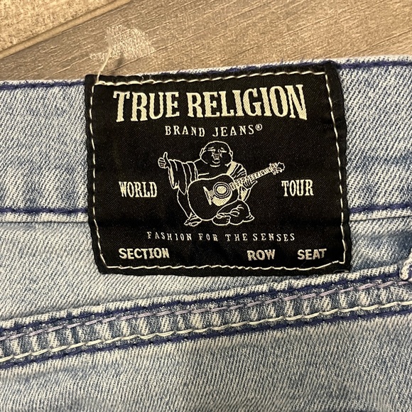True Religion Light Blue Women Jeans relaxed skinny - Picture 10 of 14